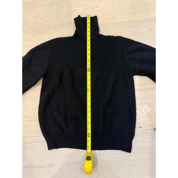Versace Jeans Couture Black Merino Wool Turtleneck Sweater Mens Small - Picture 4 of 8